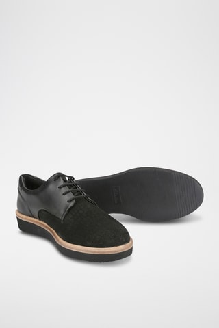 Derbys en cuir Baille - Noir