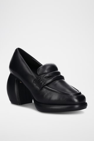 Mocassins plateformes en cuir Cur x Martine Rose - Noir
