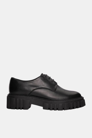 Derbys en cuir Page Walk - Noir