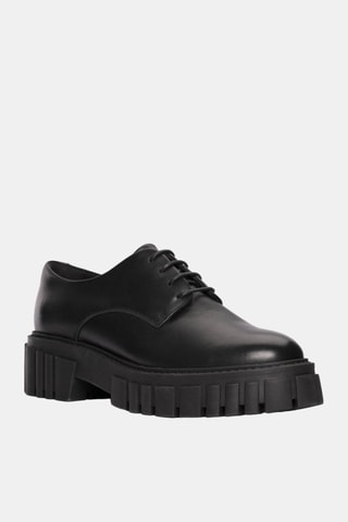 Derbys en cuir Page Walk - Noir