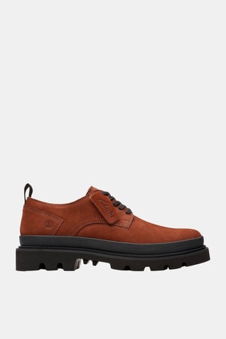 Derbys plateformes en nubuck Badell Lace - Marron