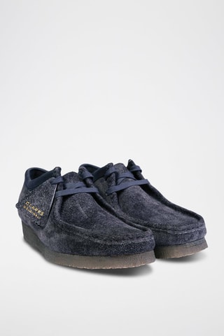 Derbys en nubuck Wallabee - Bleu nuit