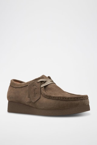 Mocassins compensés en nubuck WallabeeEVOSh - Marron