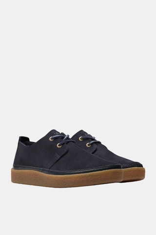Tennis en nubuck Clarkwood Low - Bleu marine