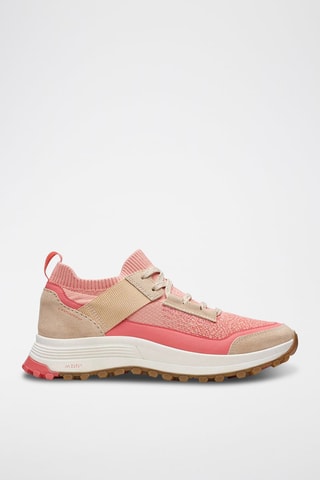 Tennis montantes ATLTrekKnit - Saumon