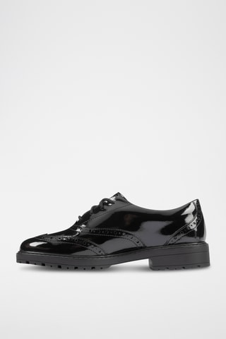Richelieus en cuir verni LoxhamBrogueY - Noir