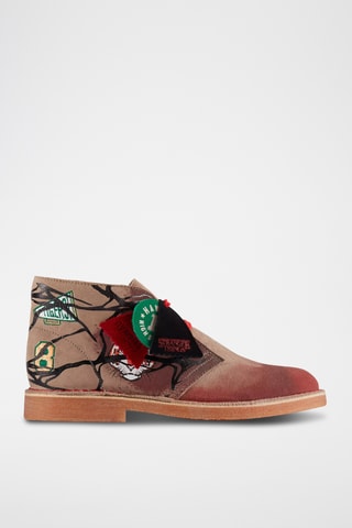 Boots en cuir DesertBootY Stranger Things - Marron