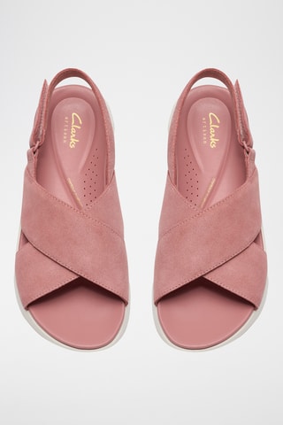 Sandales plateformes en nubuck DashLite - Rose