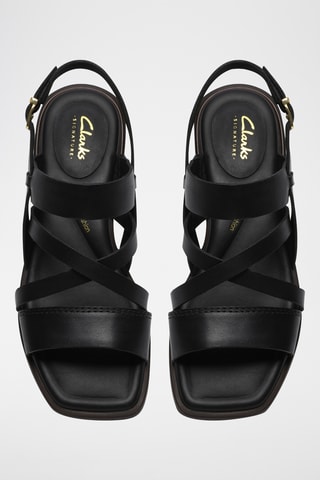 Sandales en cuir - Noir