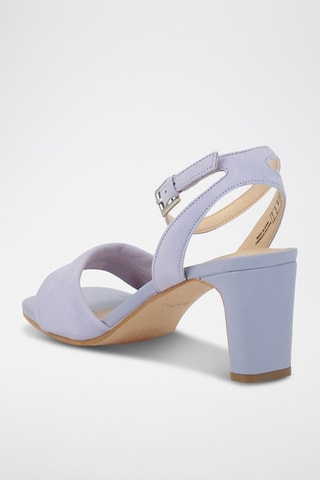 Sandales à talons en nubuck Seren65 Strap - Mauve