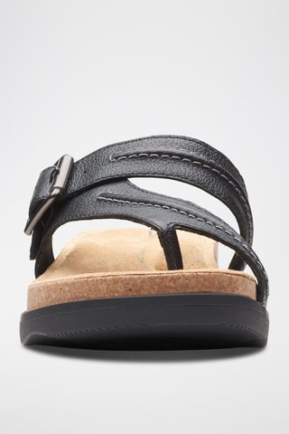 Mules en cuir Brynn - Noir