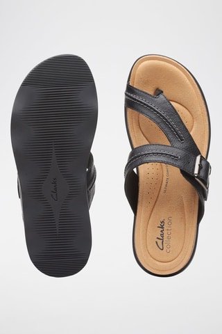 Mules en cuir Brynn - Noir