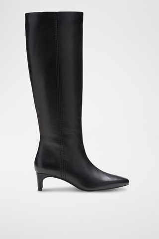 Bottes en cuir Edina - Noir
