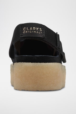 Mocassins plateformes en nubuck WallaCup - Noir