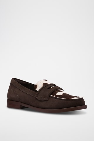 Mocassins en cuir - Marron foncé