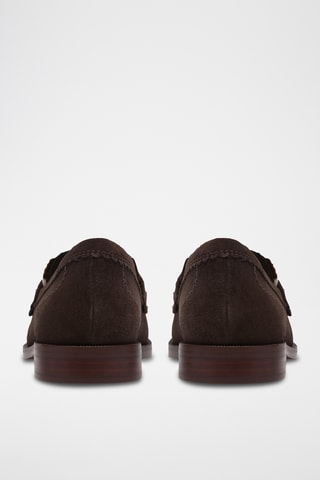 Mocassins en cuir - Marron foncé