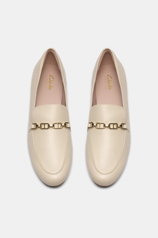 Mocassins en cuir - Ecru