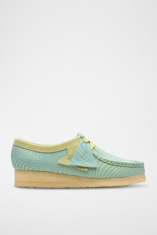 Mocassins en cuir Wallabee - Turquoise