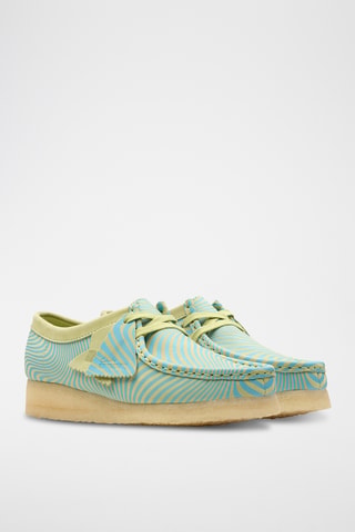 Mocassins en cuir Wallabee - Turquoise