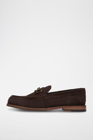 Mocassins en nubuck - Marron