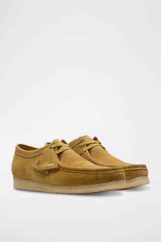 Mocassins en nubuck Wallabee - Marron clair