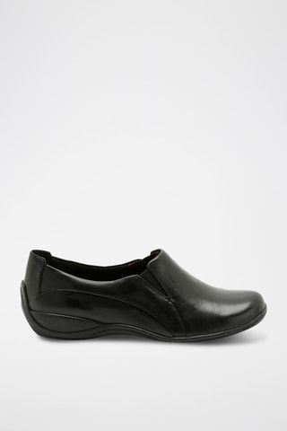 Mocassins en cuir Coffee - Noir