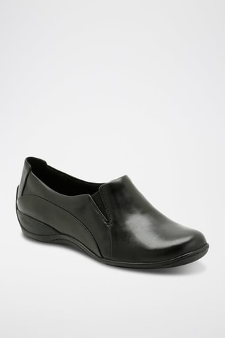 Mocassins en cuir Coffee - Noir