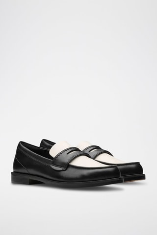Mocassins en cuir Straven Edge - Noir