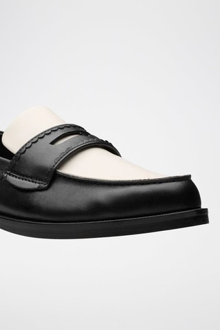Mocassins en cuir Straven Edge - Noir