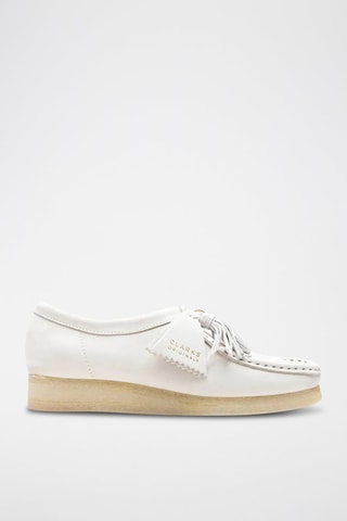 Mocassins en cuir Wallabee - Blanc
