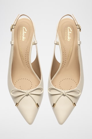 Escarpins en cuir - Ecru