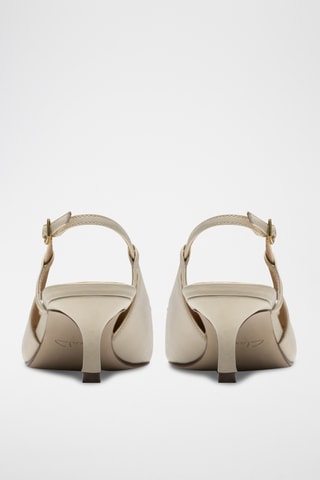 Escarpins en cuir - Ecru