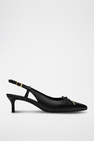 Escarpins en cuir Zarey - Noir