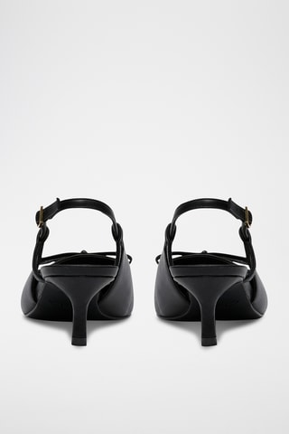 Escarpins en cuir Zarey - Noir