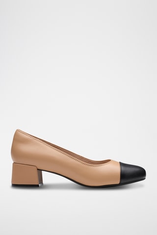 Escarpins en cuir - Beige