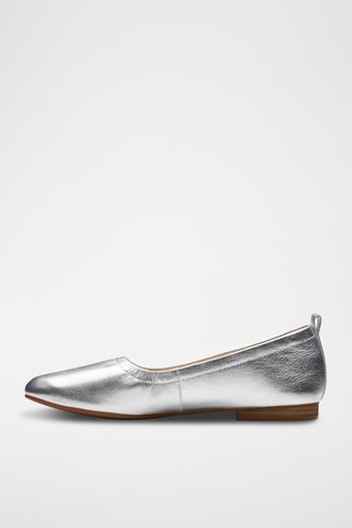 Ballerines en cuir Fawna - Argenté