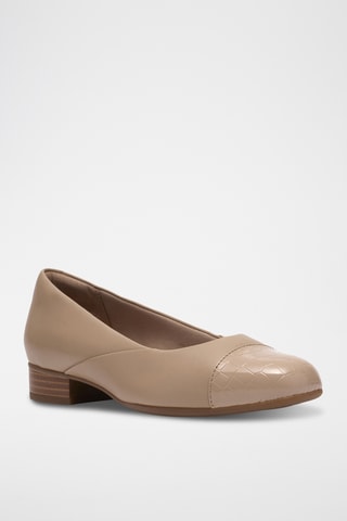 Escarpins en cuir - Taupe