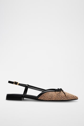 Ballerines en cuir - Beige