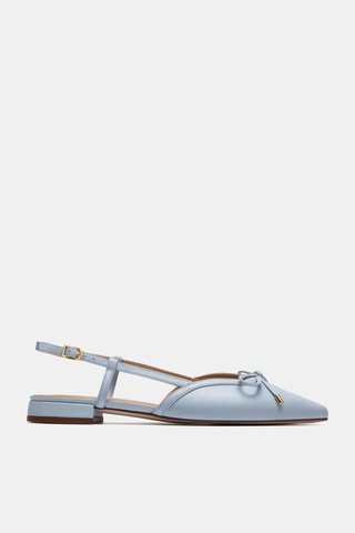 Ballerines en cuir - Ciel
