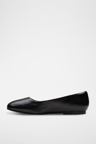 Ballerines en cuir - Noir