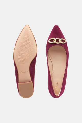 Ballerines en nubuck Laina15 - Bordeaux