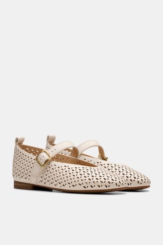 Babies en cuir - Ecru