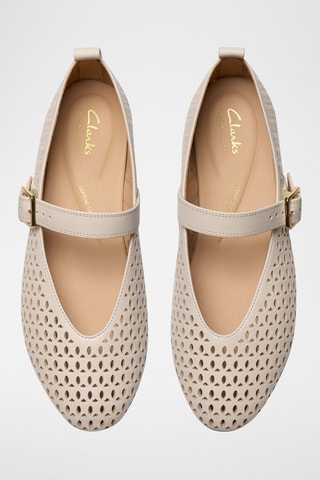 Babies en cuir - Ecru