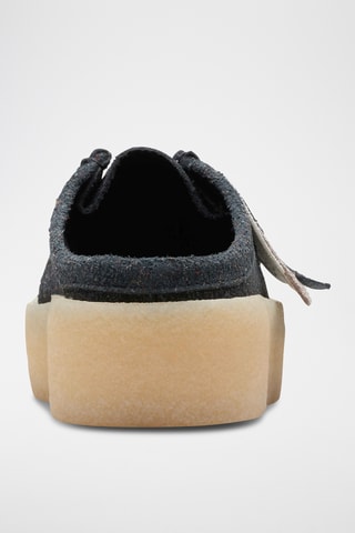 Sabots plateformes en nubuck WallabeeCup - Noir