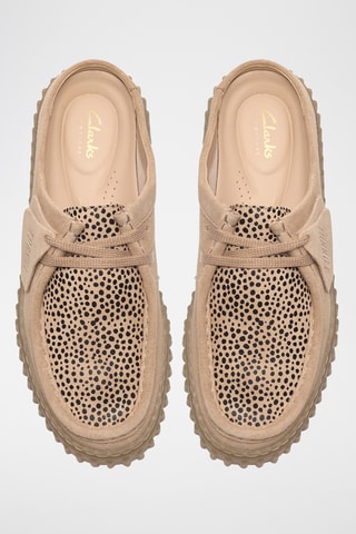 Sabots plateformes en nubuck Torhill - Beige