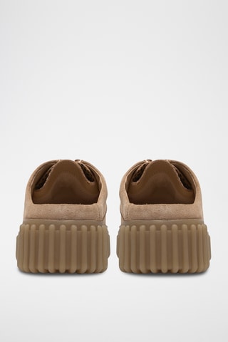 Sabots plateformes en nubuck Torhill - Beige