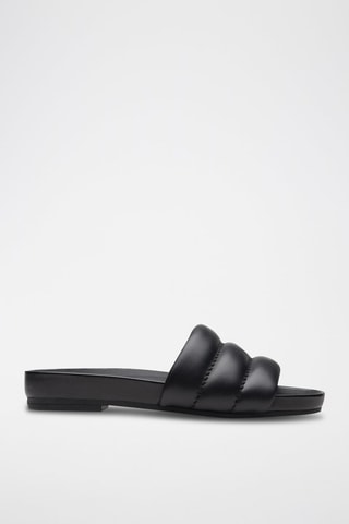 Mules en cuir Pure Soft - Noir