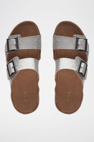 Mules en cuir Brookleigh - Argenté