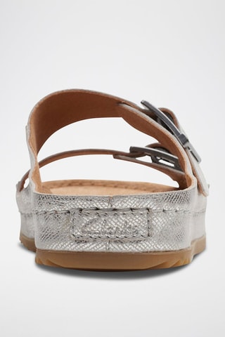 Mules en cuir Brookleigh - Argenté