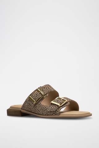 Mules en cuir - Beige